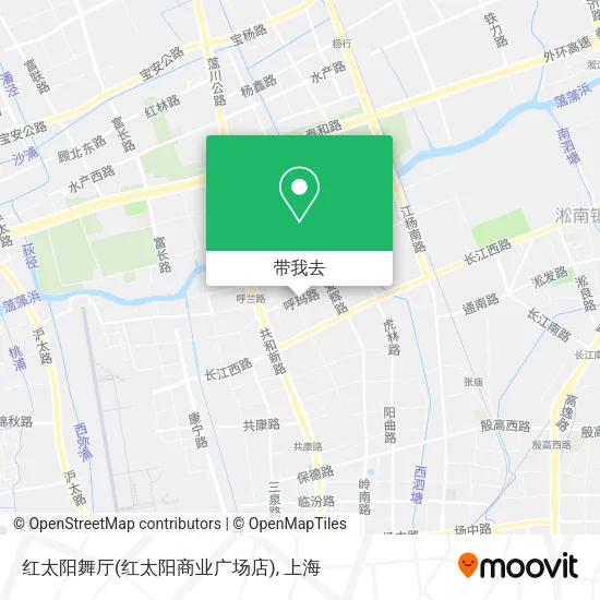 红太阳舞厅(红太阳商业广场店)地图
