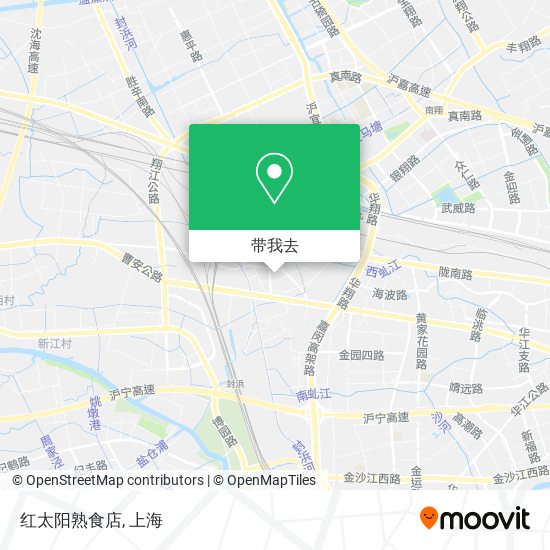 红太阳熟食店地图