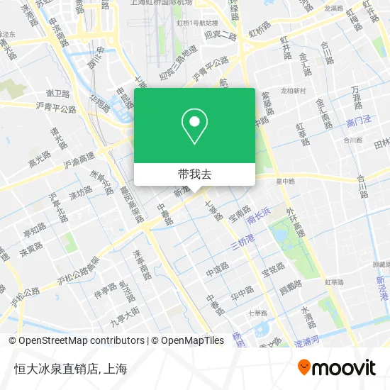 恒大冰泉直销店地图