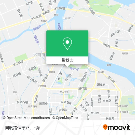 国帆路恒学路地图