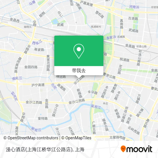 漫心酒店(上海江桥华江公路店)地图