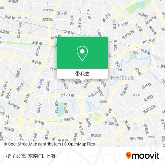 橙子公寓-东南门地图