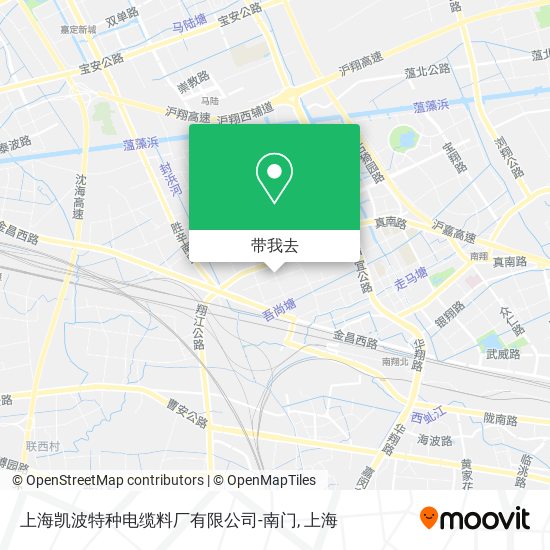 上海凯波特种电缆料厂有限公司-南门地图