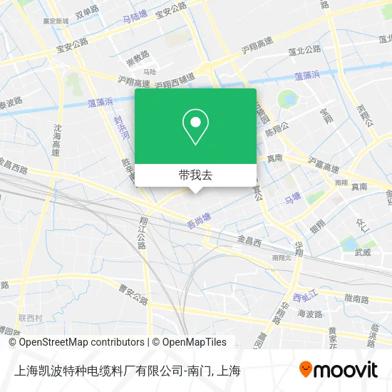 上海凯波特种电缆料厂有限公司-南门地图