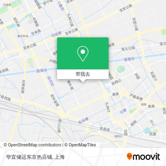 华宜储运东京热店铺地图