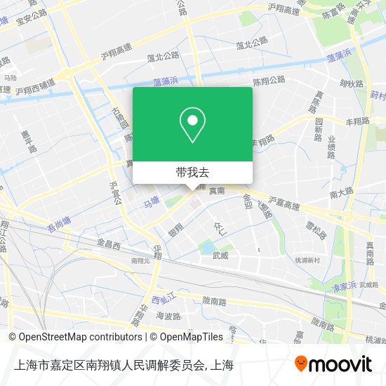 上海市嘉定区南翔镇人民调解委员会地图