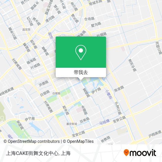 上海CAKE街舞文化中心地图
