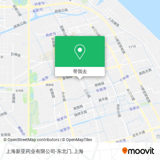 上海新亚药业有限公司-东北门地图