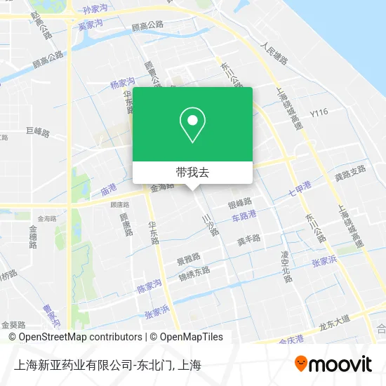 上海新亚药业有限公司-东北门地图