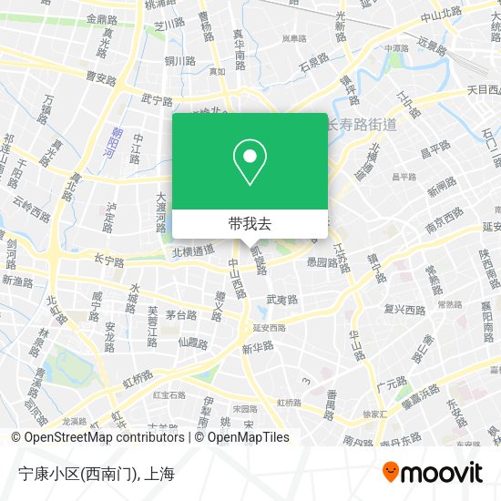宁康小区(西南门)地图