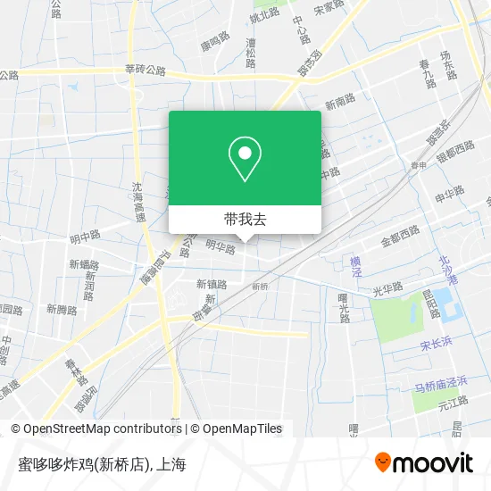蜜哆哆炸鸡(新桥店)地图