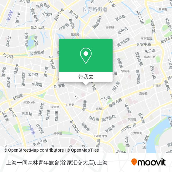 上海一间森林青年旅舍(徐家汇交大店)地图