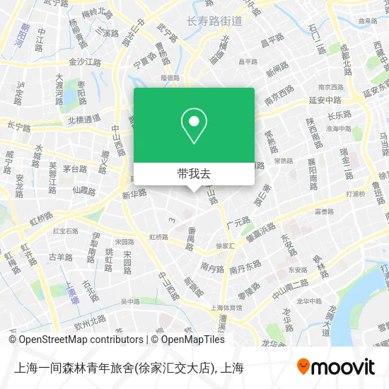 上海一间森林青年旅舍(徐家汇交大店)地图