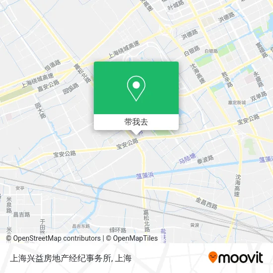 上海兴益房地产经纪事务所地图