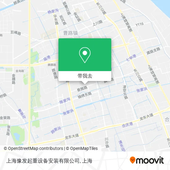上海豫发起重设备安装有限公司地图