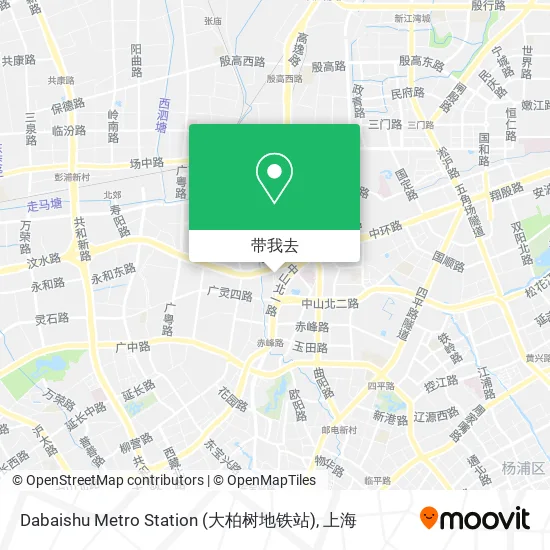 Dabaishu Metro Station (大柏树地铁站)地图