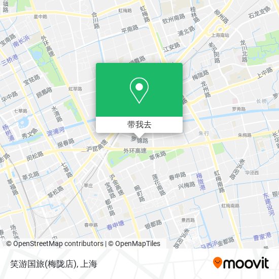 笑游国旅(梅陇店)地图