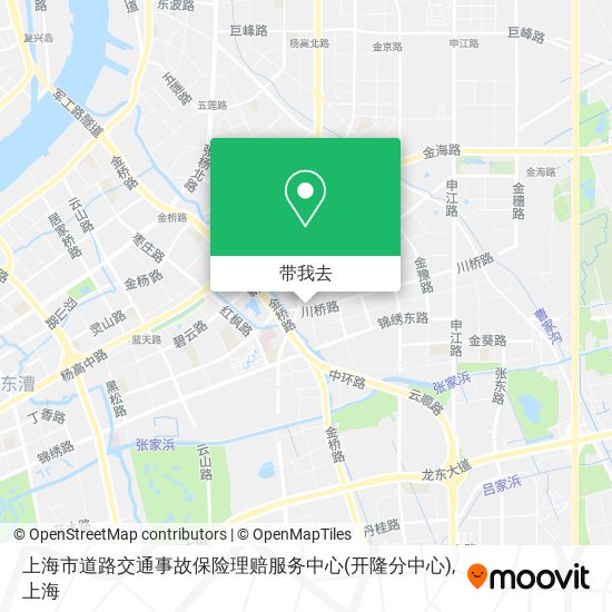 上海市道路交通事故保险理赔服务中心(开隆分中心)地图