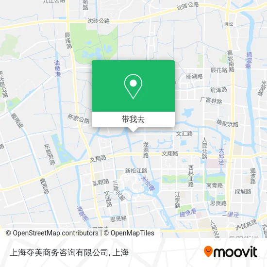 上海夺美商务咨询有限公司地图