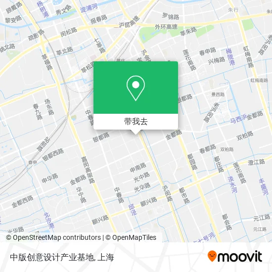 中版创意设计产业基地地图