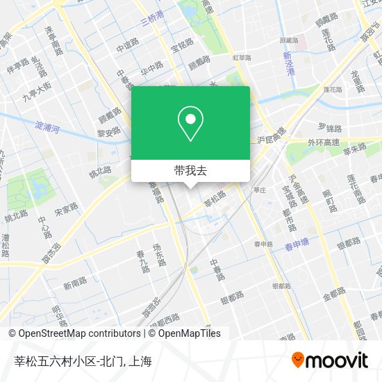 莘松五六村小区-北门地图