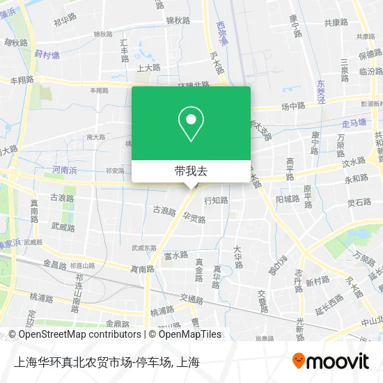 上海华环真北农贸市场-停车场地图