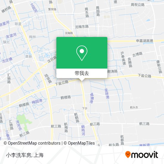 小李洗车房地图