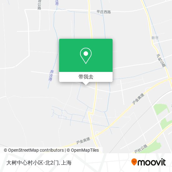 大树中心村小区-北2门地图