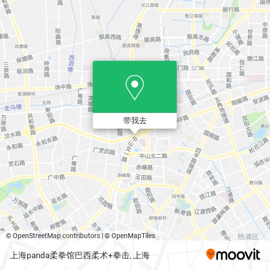 上海panda柔拳馆巴西柔术+拳击地图
