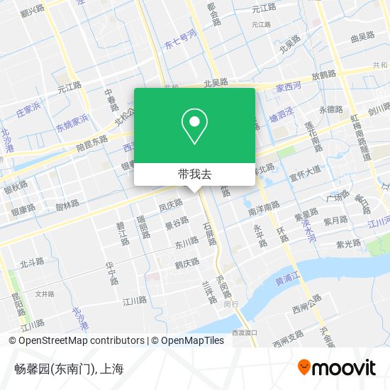 畅馨园(东南门)地图