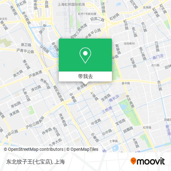 东北饺子王(七宝店)地图
