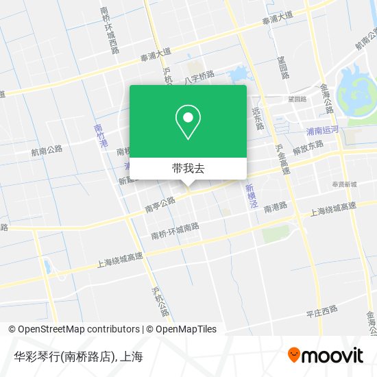 华彩琴行(南桥路店)地图