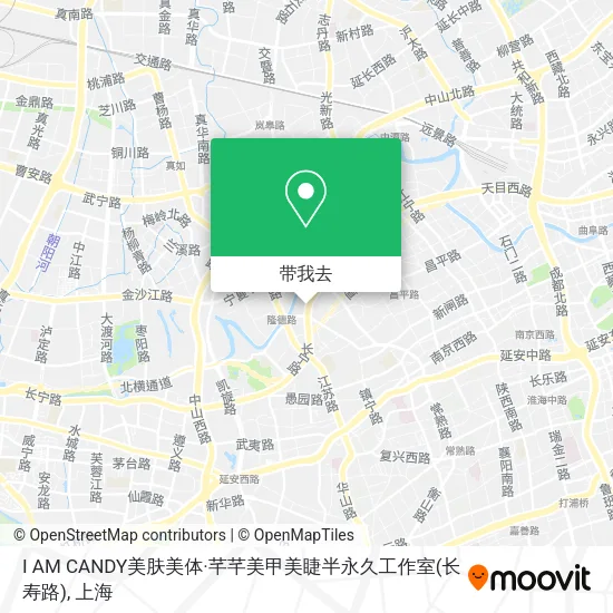 I AM CANDY美肤美体·芊芊美甲美睫半永久工作室(长寿路)地图