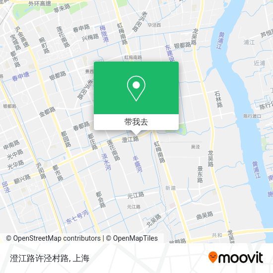 澄江路许泾村路地图