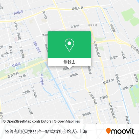 怪兽充电(贝拉丽雅一站式婚礼会馆店)地图