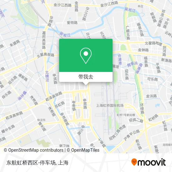 东航虹桥西区-停车场地图