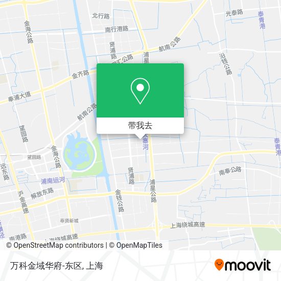万科金域华府-东区地图
