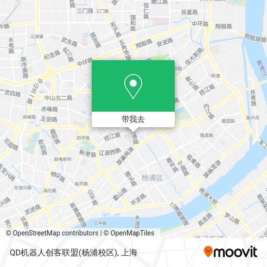 QD机器人创客联盟(杨浦校区)地图