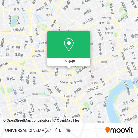 UNIVERSAL CINEMA(港汇店)地图