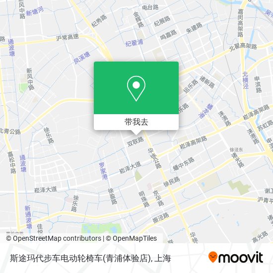 斯途玛代步车电动轮椅车(青浦体验店)地图