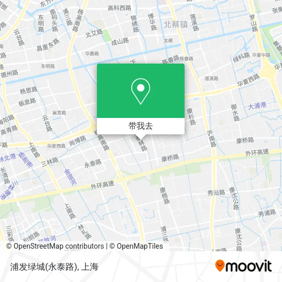 浦发绿城(永泰路)地图