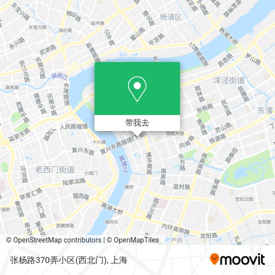 张杨路370弄小区(西北门)地图