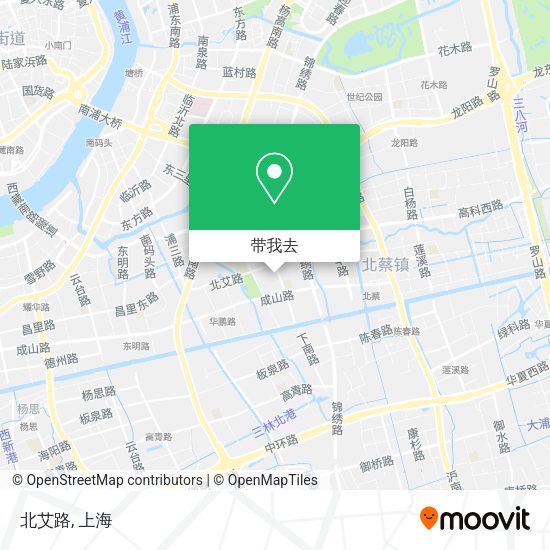 北艾路地图