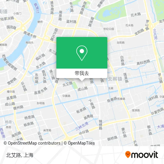 北艾路地图