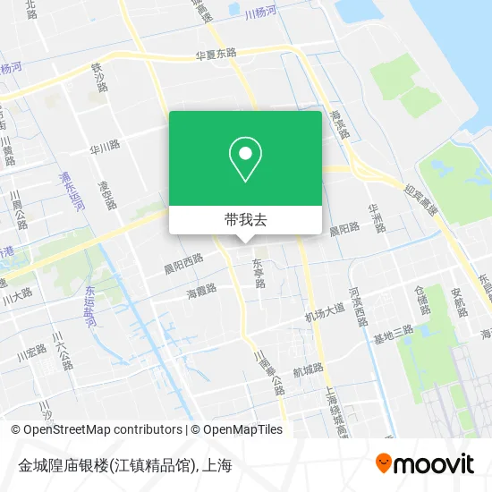 金城隍庙银楼(江镇精品馆)地图