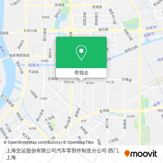 上海交运股份有限公司汽车零部件制造分公司-西门地图