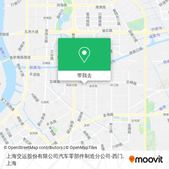 上海交运股份有限公司汽车零部件制造分公司-西门地图