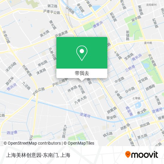 上海美林创意园-东南门地图