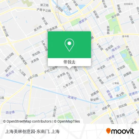 上海美林创意园-东南门地图