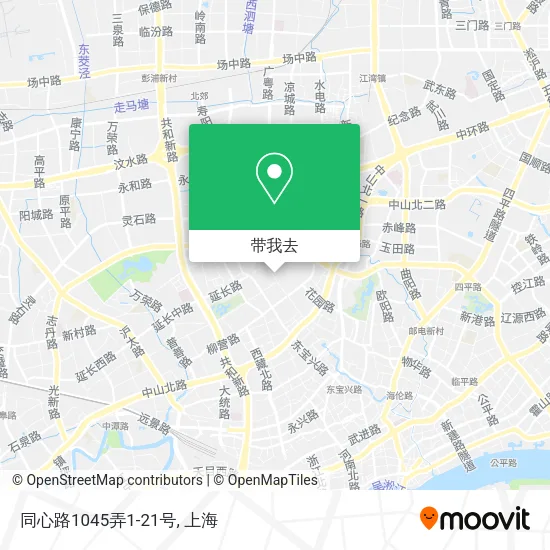 同心路1045弄1-21号地图